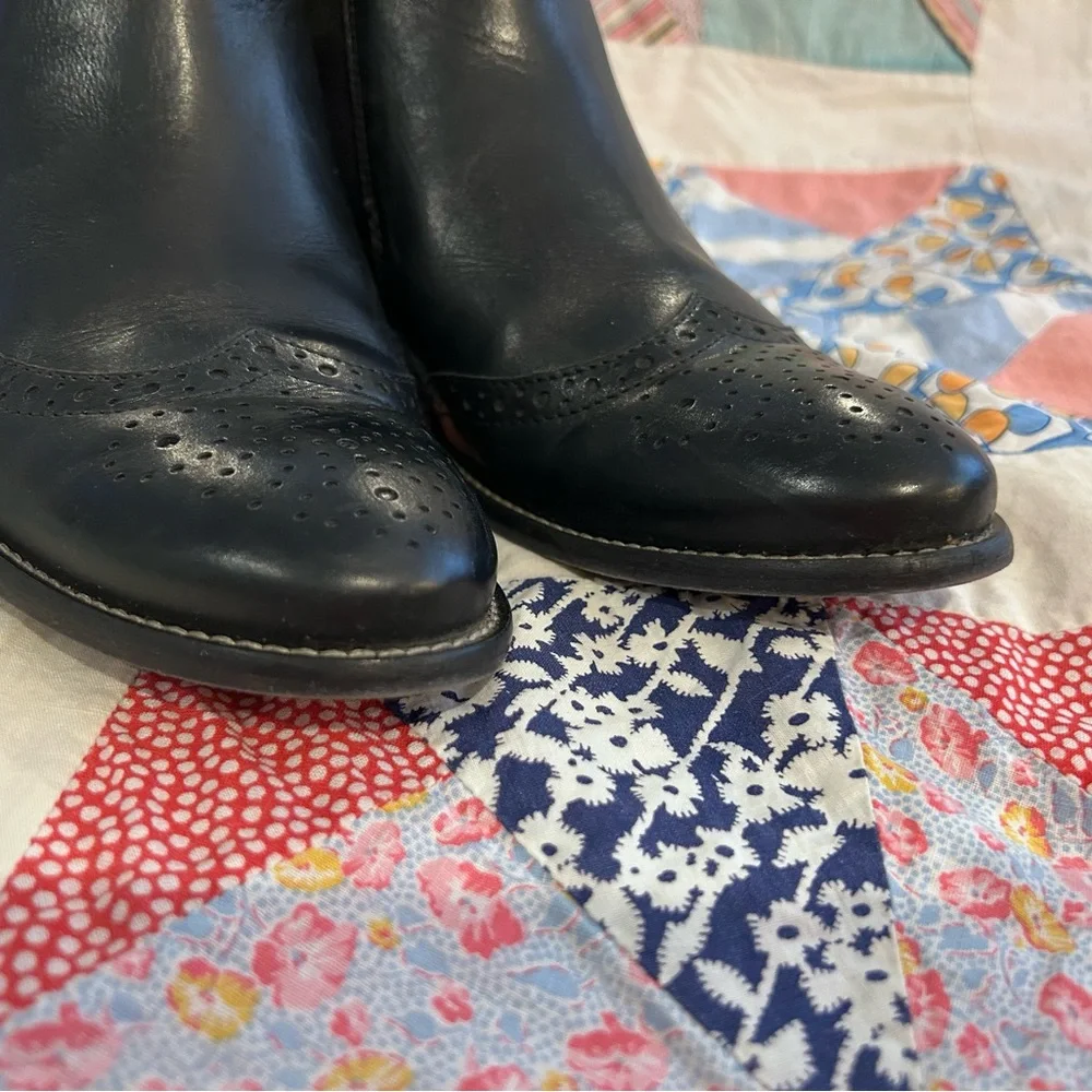 Paul Green Black Leather Booties